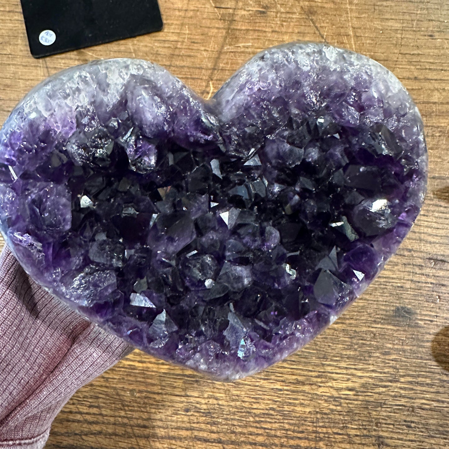 Amethyst Heart w/ Stand