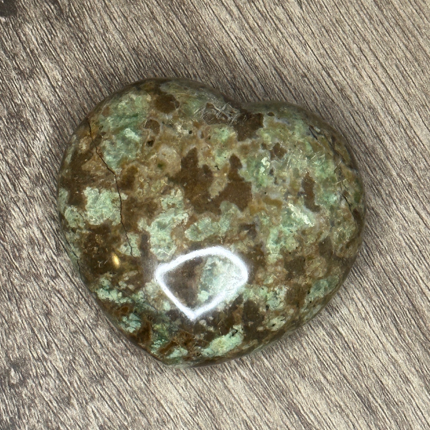 Green Opal Hearts