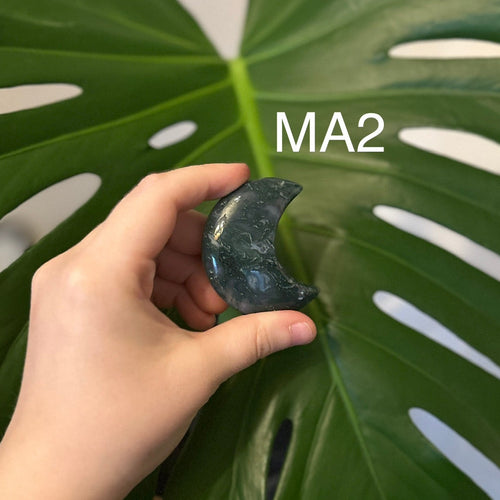Moss Agate Moons