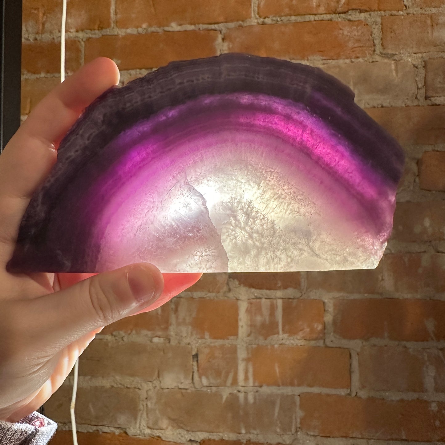 Fluorite slab