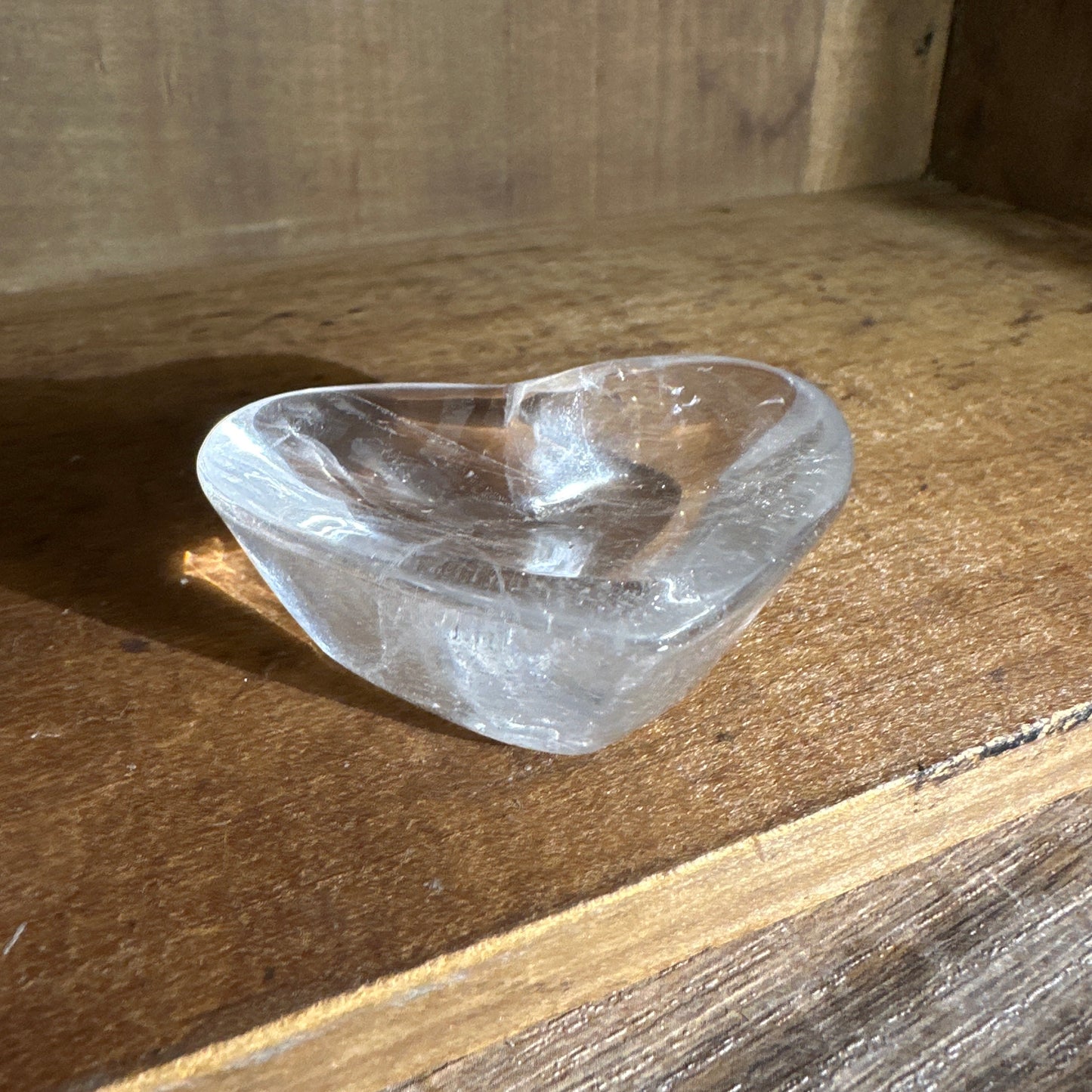 Clear Quartz Heart Bowl