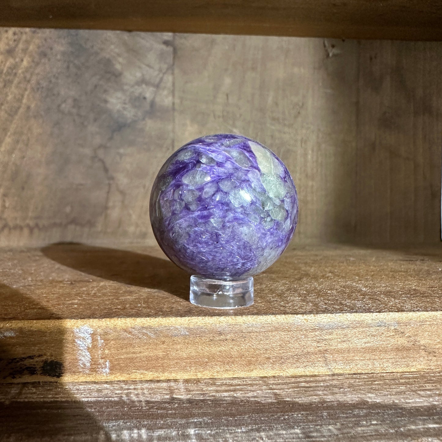 Charoite Sphere