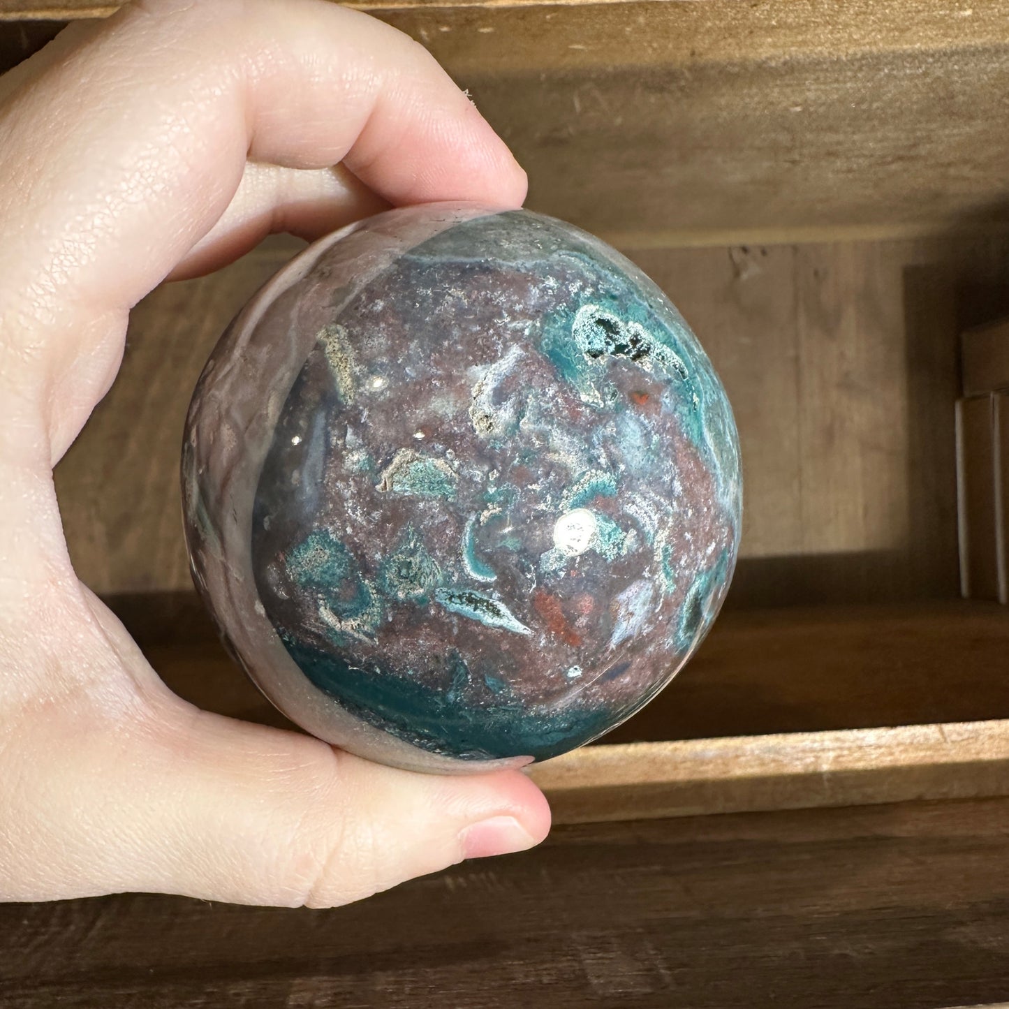 Ocean Jasper Sphere