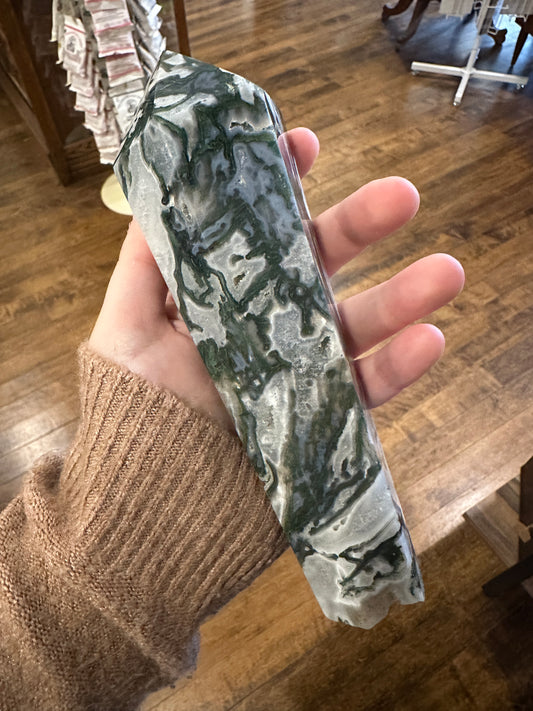 Moss Agate Wands