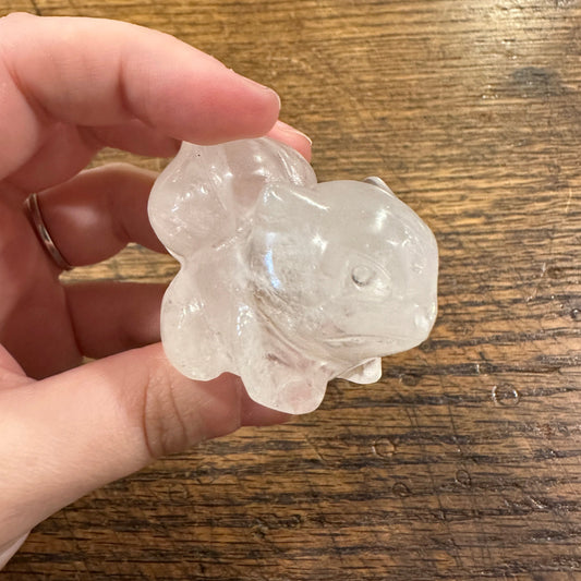 Clear Quartz Bulbasaur