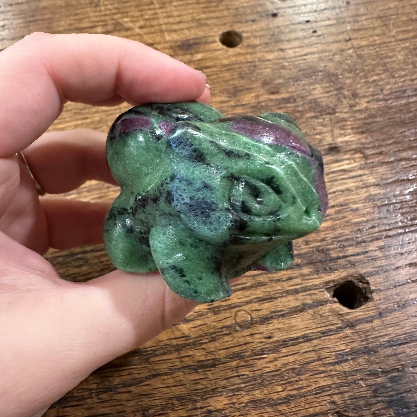 Ruby Zoisite Bulbasaur